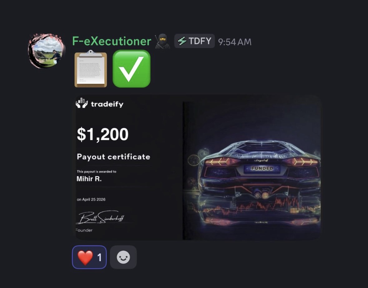 Community payout result