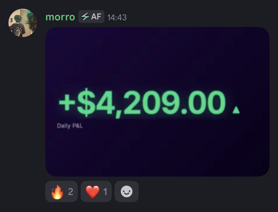 Community payout result